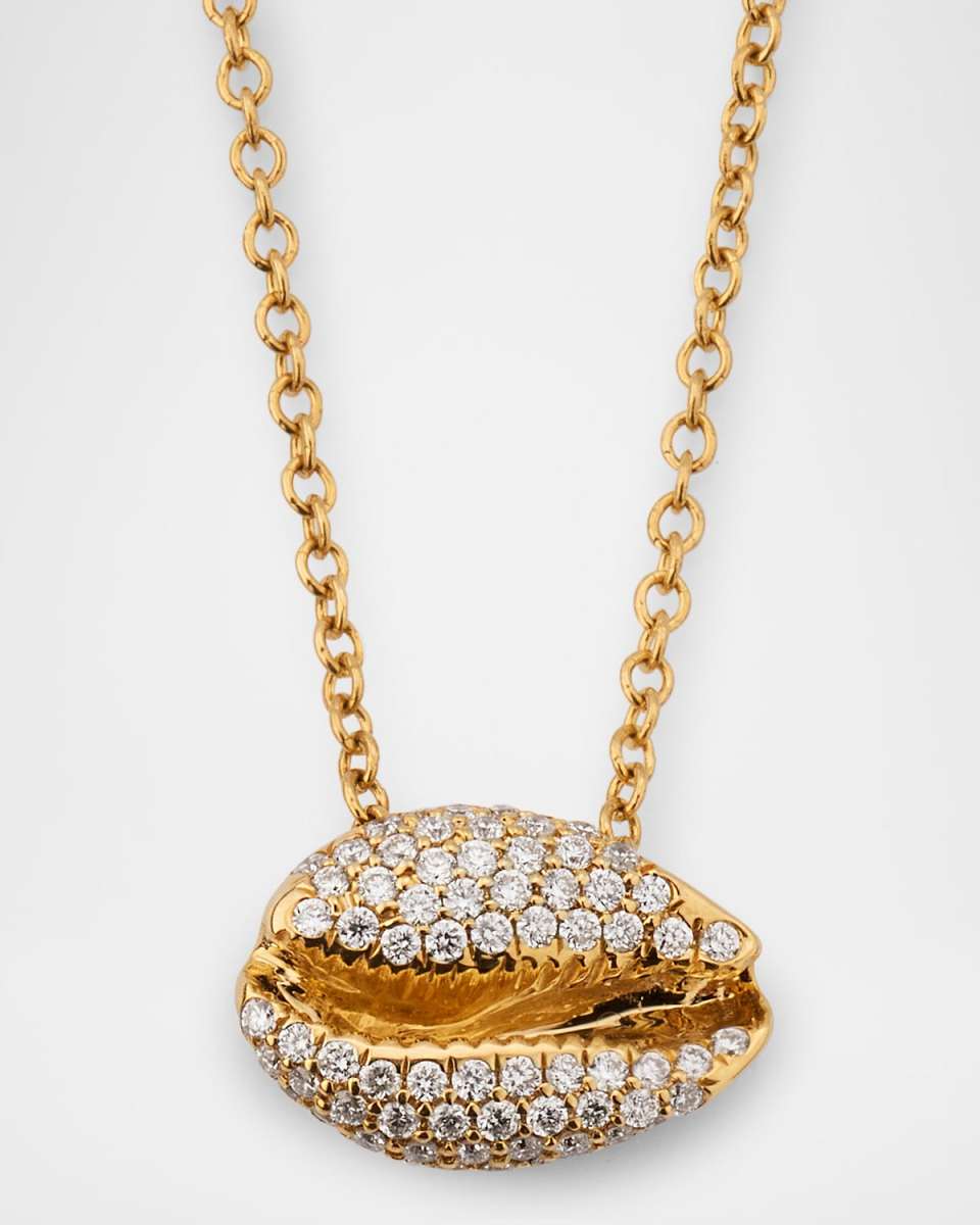 18K Le Cauri Petite Pave Diamond Necklace